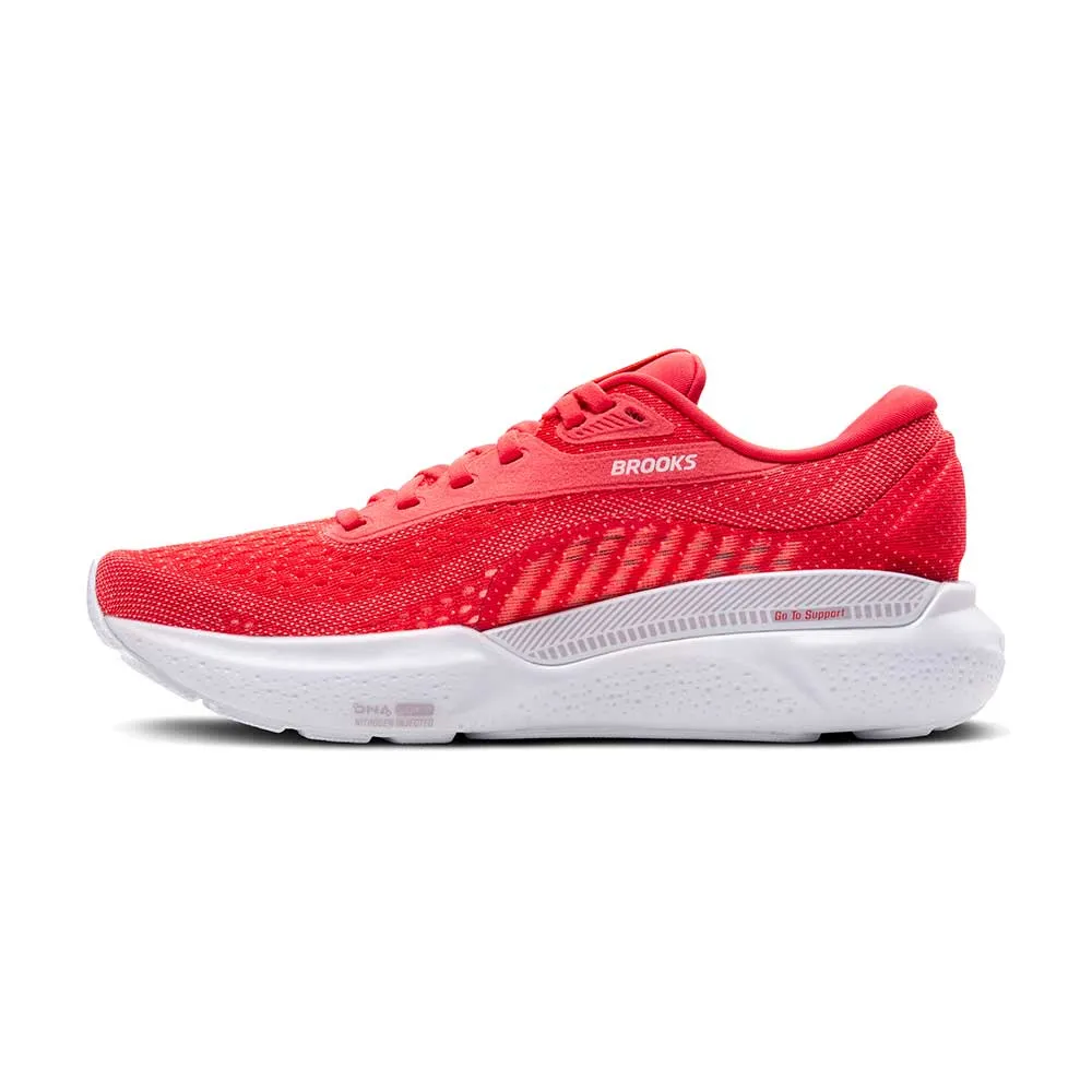 Women's Adrenaline GTS 24 Running Shoe - Cayenne/Thistle/Yellow - Regular (B)