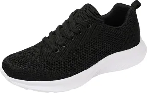 Womens Lace Up Walking Shoes Memory Foam Lightweight Comfort Running Shoes for Women Sports Casual Shoes Slip On Men Shoes Sneakers Slip On Tennis Shoe Trainers Shoe