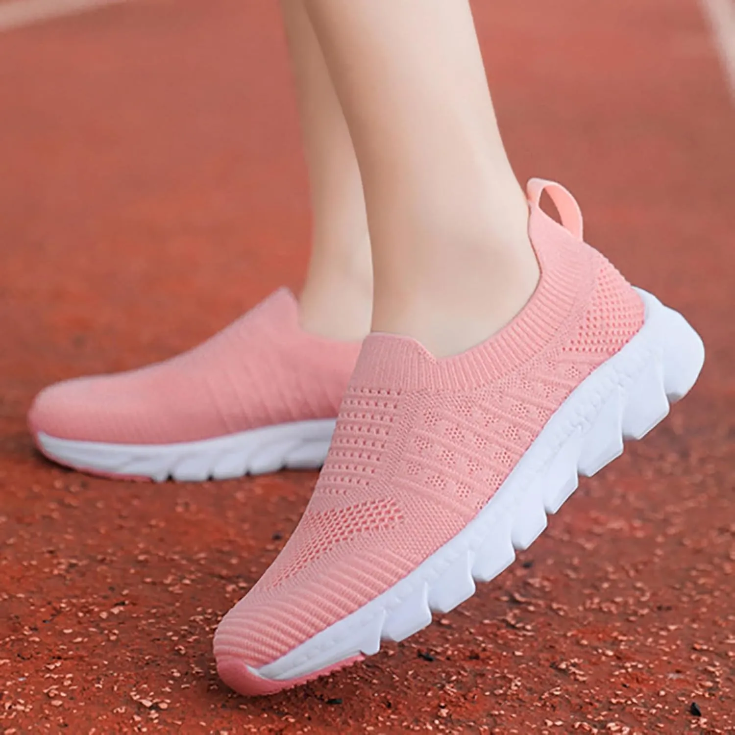 Womens Running Shoes Lightweight Tennis Shoes Non Slip Mens Running Shoes Dressy Women's Shoes Casual Fashion Sneakers White Tennis Shoe Trainers Shoe