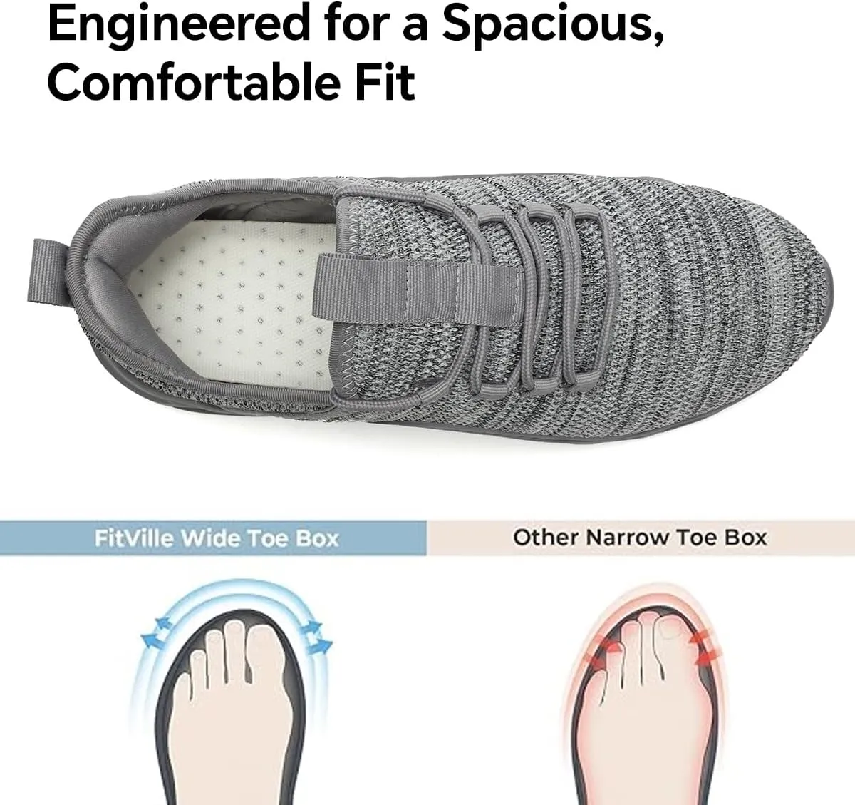 Women's Walking Shoes Casual Tennis Slip On Sneakers Lightweight Comfortable Fashion Shoes for Women
