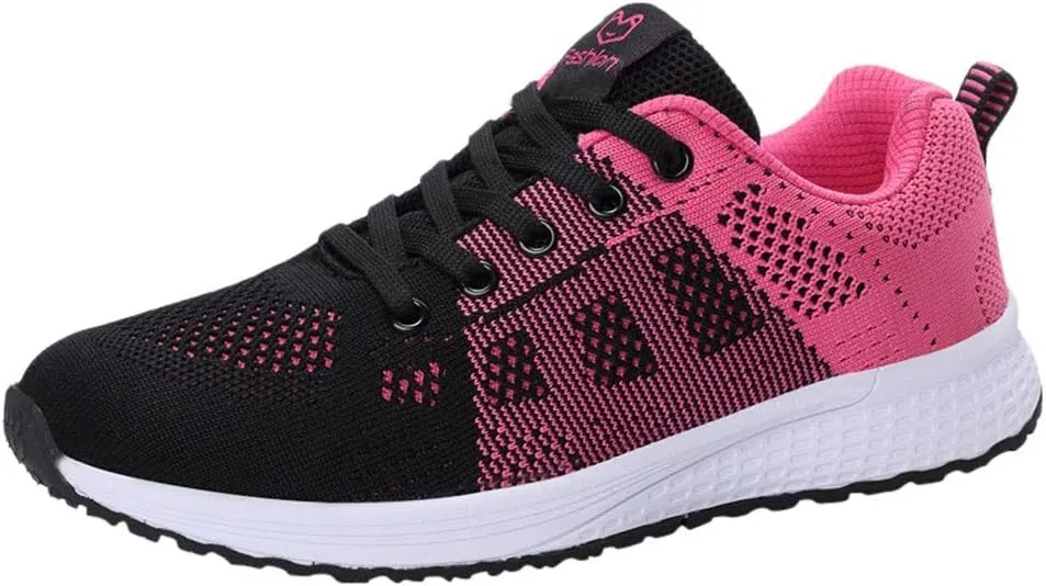 Womens Walking Shoes Lace Up Lightweight Memory Foam Cheer Running Shoes for Women Slip On Casual Dress Shoes Dress Sneakers Brown Tennis Shoe Cross Trainer Shoe
