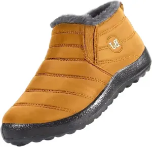 Women's Winter Boots Wide Width Adults Lined Snow Boots for Women Warm Fur Lined Barefoot Shoes Grounded Footwear Hiking Womens Fall Shoes Men's Winter Booties