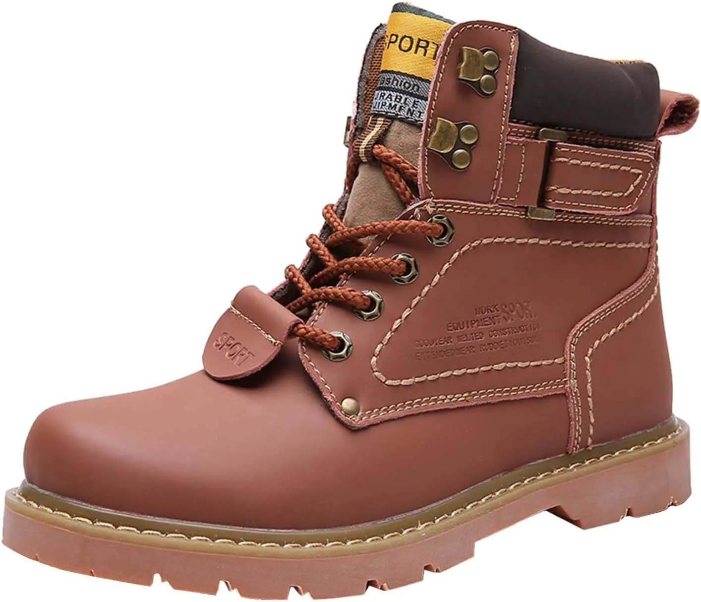 Work Boots for Men Waterproof Hiking Sneakers Ankle Booties Womens Safety Toe Shoes Slip On Platform Sneakers Indestructible Hike Grounded Footwear
