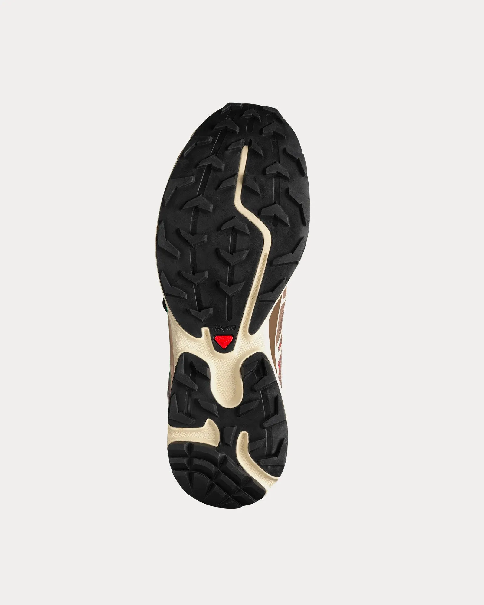 XT-6 Mindful Falcon / Almond Milk / Bright Green Low Top Sneakers