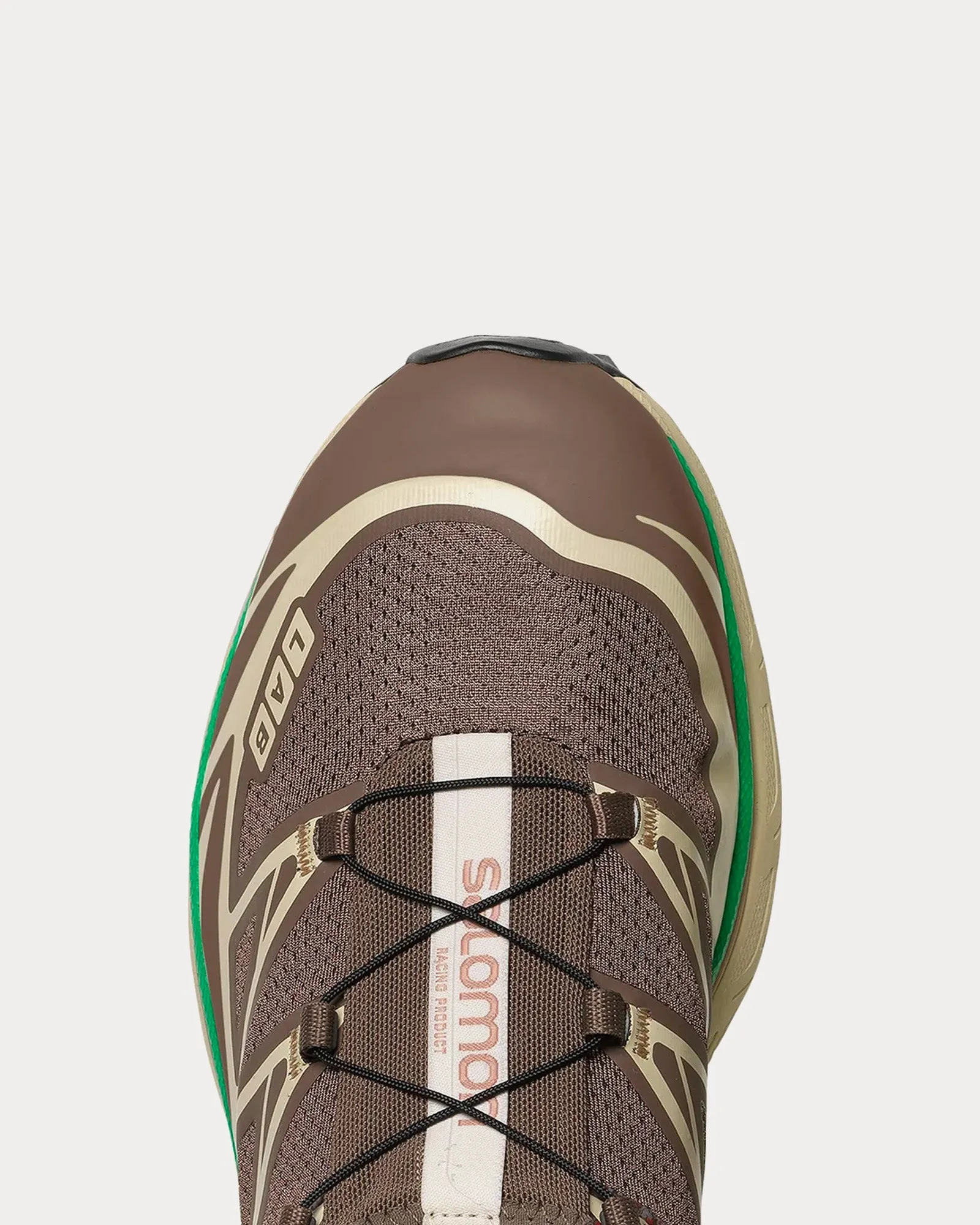 XT-6 Mindful Falcon / Almond Milk / Bright Green Low Top Sneakers