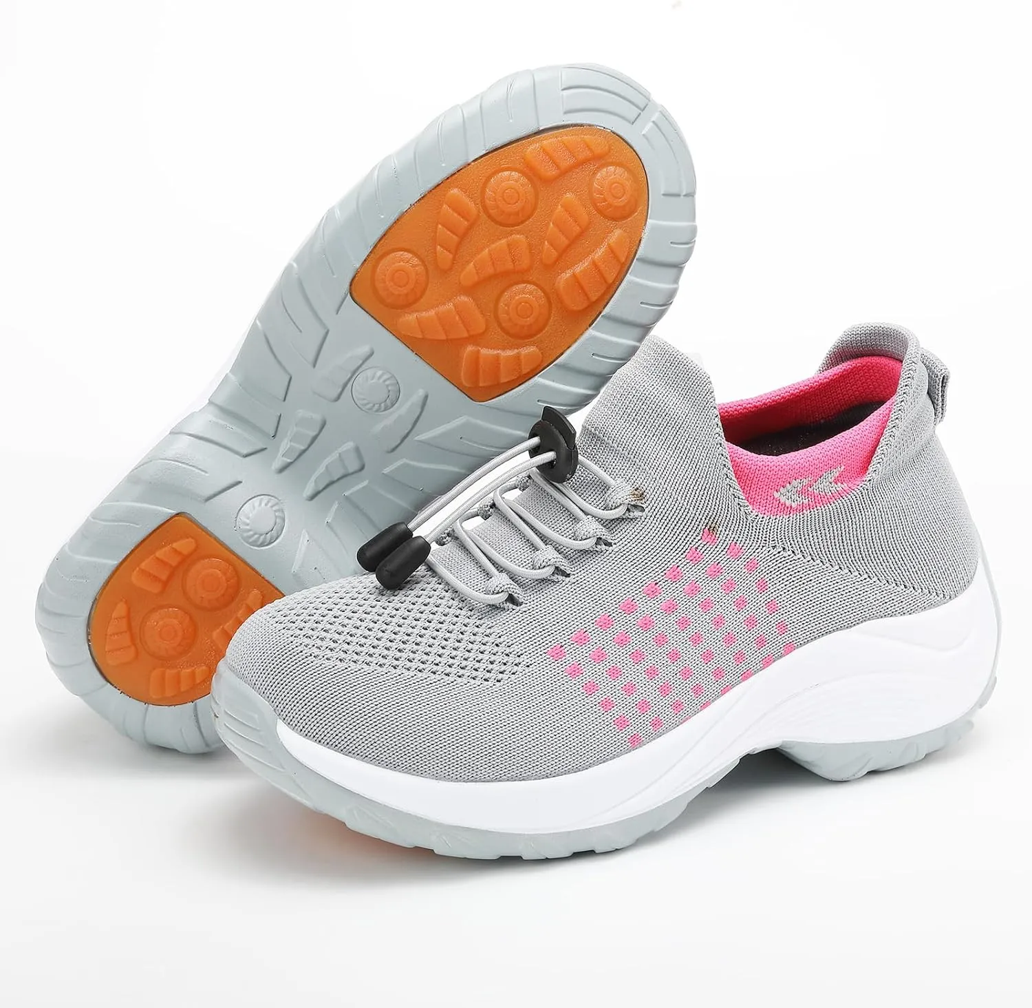 ZWRXW Orthowear Shoes for Women Men with Arch Support,Breathable Fashion Orthopedic Sneakers,Outdoor Casual Lightweight Comfort Wear Shoes for Hiking Walking