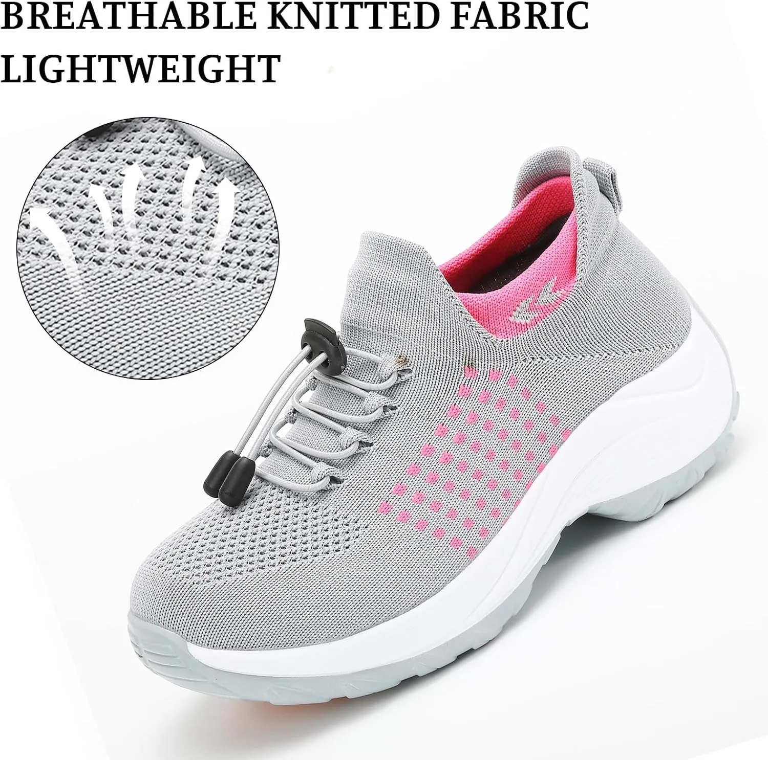 ZWRXW Orthowear Shoes for Women Men with Arch Support,Breathable Fashion Orthopedic Sneakers,Outdoor Casual Lightweight Comfort Wear Shoes for Hiking Walking