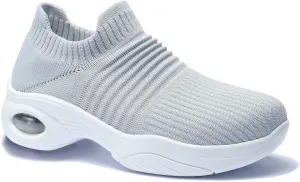 ZZS Women's Walking Shoes Sock Sneakers Mesh Slip On Air Cushion Nurse Shoes Platform Loafers ZZS Women's Walking Shoes Sock Sneakers Mesh Slip On Air Cushion Nurse Shoes Platform Loafers